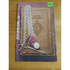 A BOOK OF EDGINGS Crochet Pattern Book No 305 by Coats & Clark 5th Edition 1982